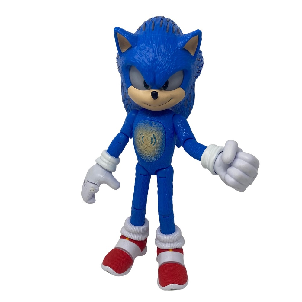 Sonic the Hedgehog 2 Movie Lights & Sounds Giant 14-Inch Action Figure Blue